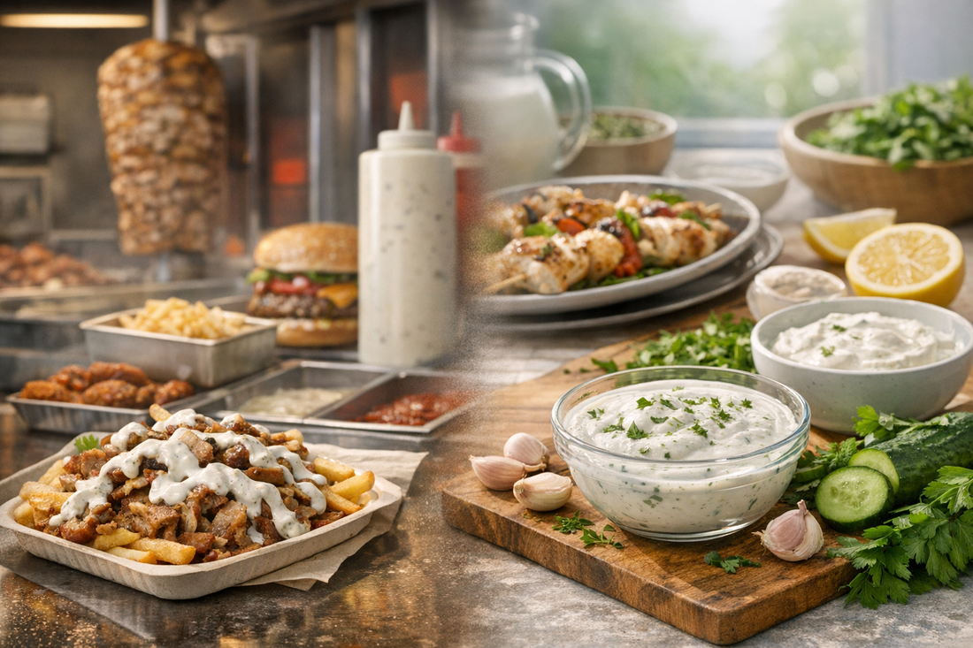Comparaison sauce blanche maison et sauce blanche restaurant