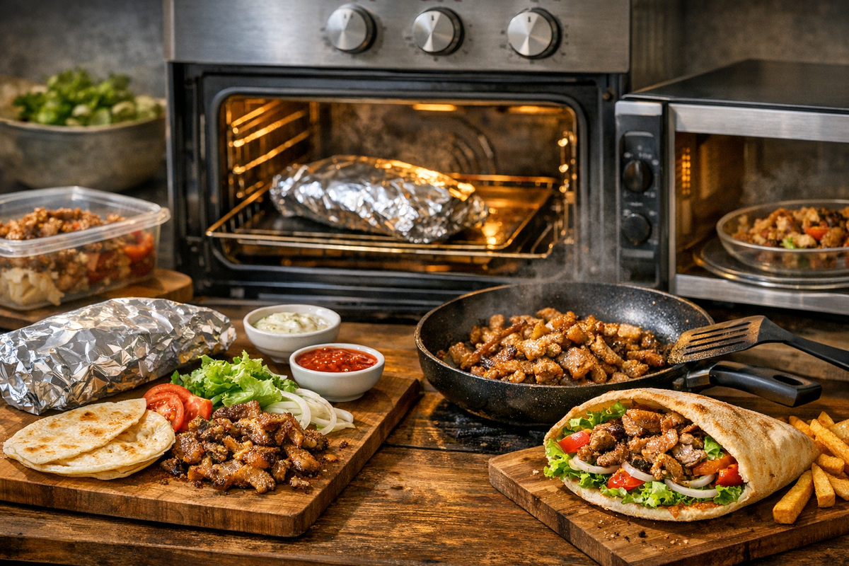 Réchauffage du kebab